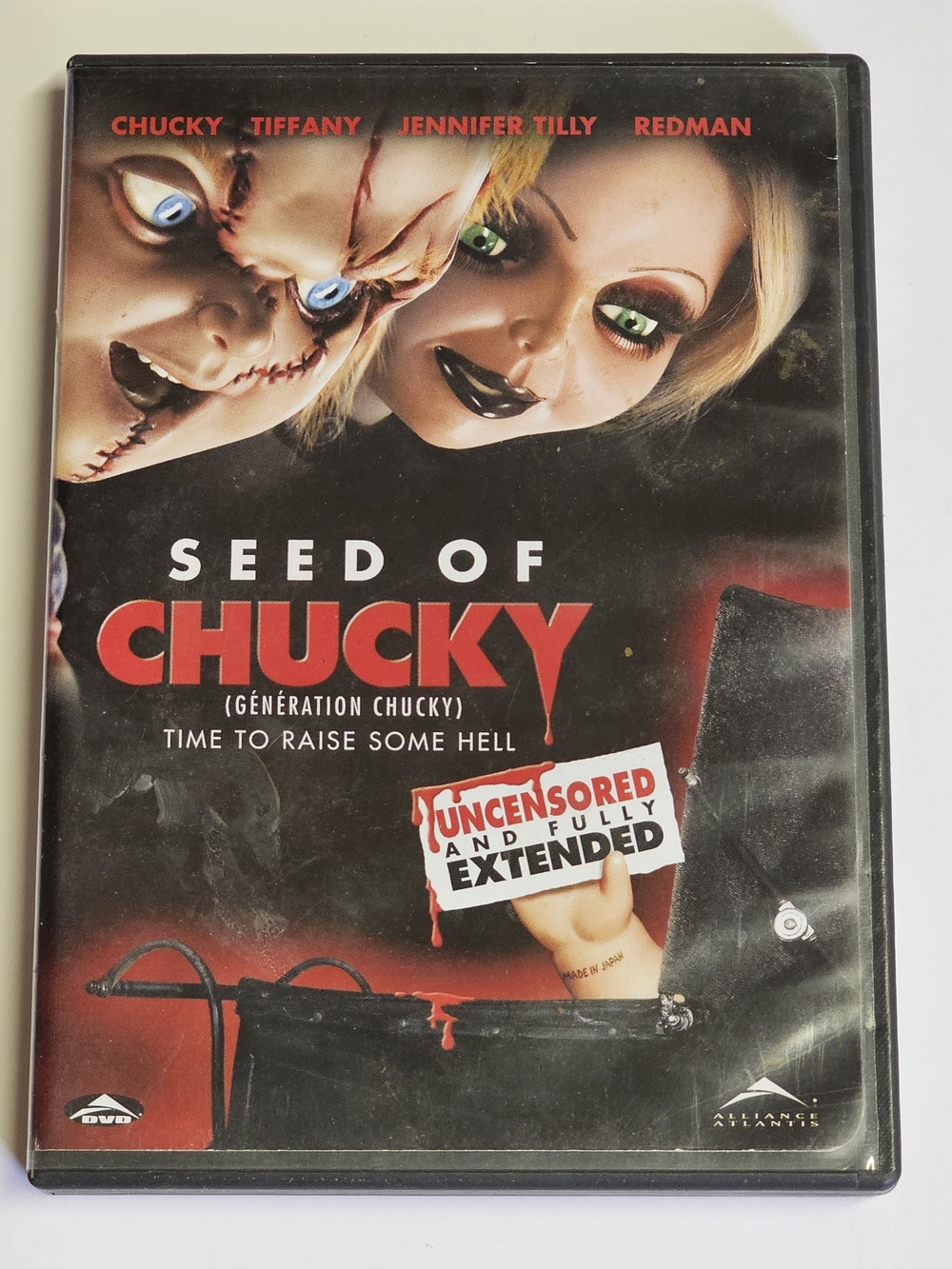Seed of Chucky DVD Uncensored Fully Extended Canadian Release